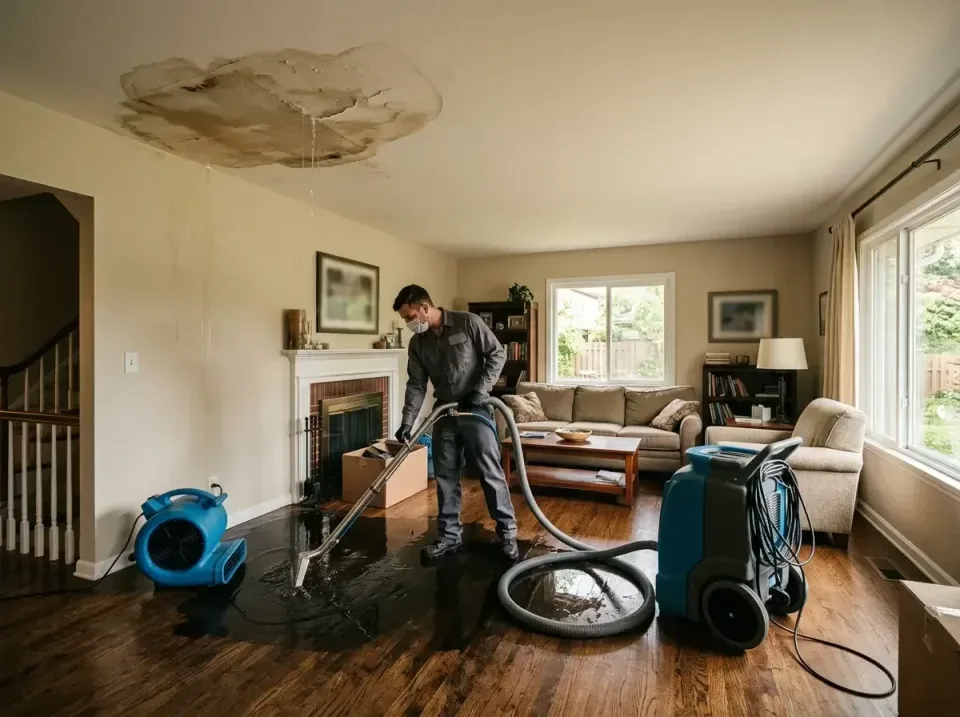 attic-pipe-burst-ceiling-drip-008 — frequently asked questions, Water Damage Restoration & Carpet Care in Edgewood, MD